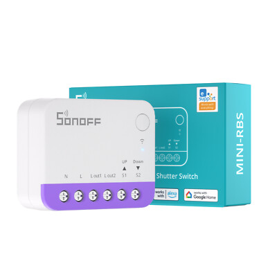 #ad SONOFF WIFI Smart Switch Roller Shutter Switch MINI RBS Matter Timer APP Control $64.90