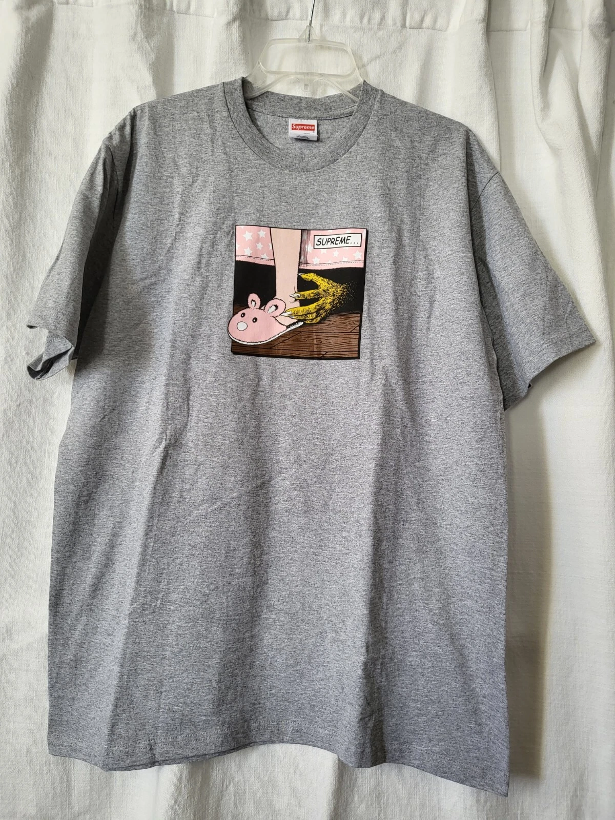 T shirt à manches courtes gris Supreme taille moyenne