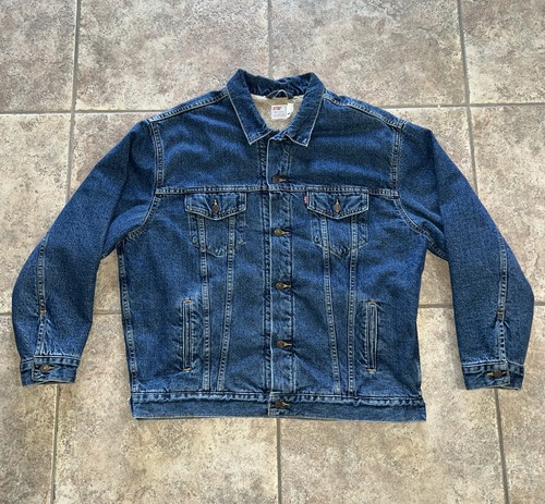 Fleece Lined Denim Jean Jacket Tan 