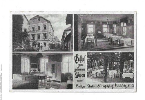 Nr.52831  PK Ybbsitz Gasthof zum Goldener Löwe 1940 nach RAD Lager  2/343 N.Ö.