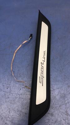 2017 - 2020 BMW 540i G30 OEM REAR LEFT DOOR SILL PLATE SPORT LINE ILLUMINATED