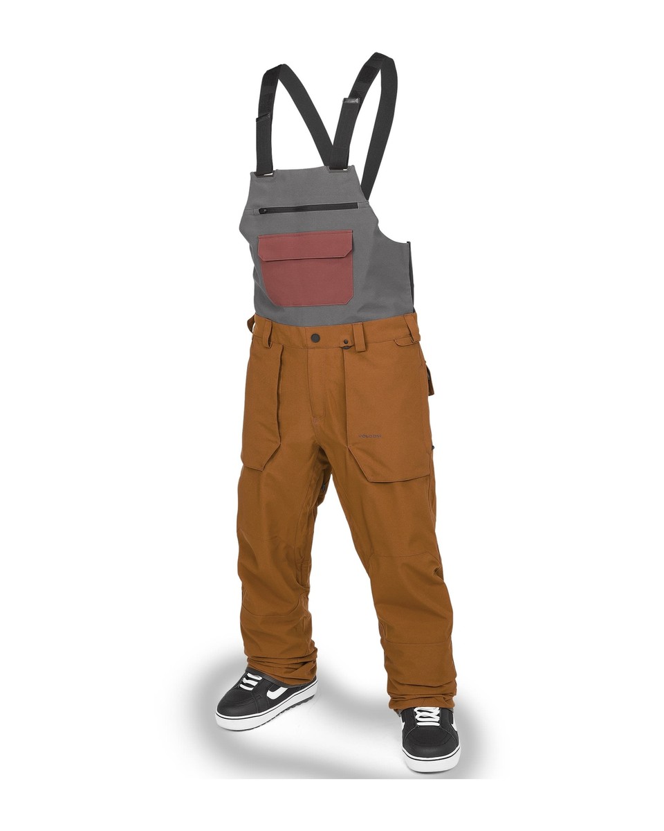 Camouflage Volcom Bib Snowboard Pants Volcom Men's Rain Gore-tex