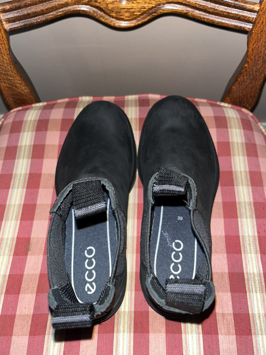 New ECCO Grainer Chelsea Boots Black Leather - Size EU 39 | eBay New ECCO Grainer Chelsea Boots Black Leather - Size EU 39 | eBay
