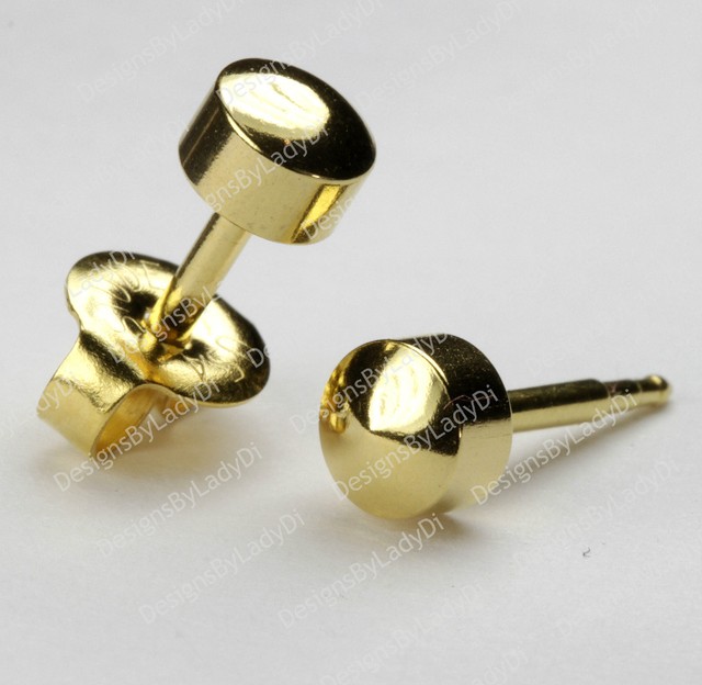 MAXI 5mm Gold Ball Traditional Studex Stud Ear Piercing Earrings