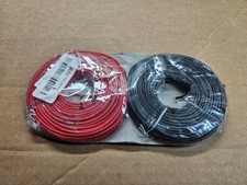 18 GAUGE WIRE RED BLACK 50 FT EACH PRIMARY AWG STRANDED COPPER POWER GROUND