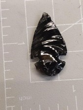 Black obsidian Arrowhead - Arrowhead Read