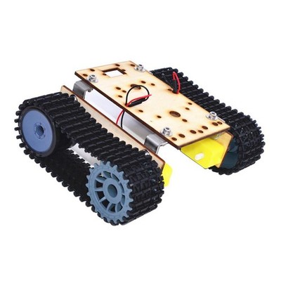 Legierung Kesselwagen Chassis Track Crawler Kit DIY Roboter