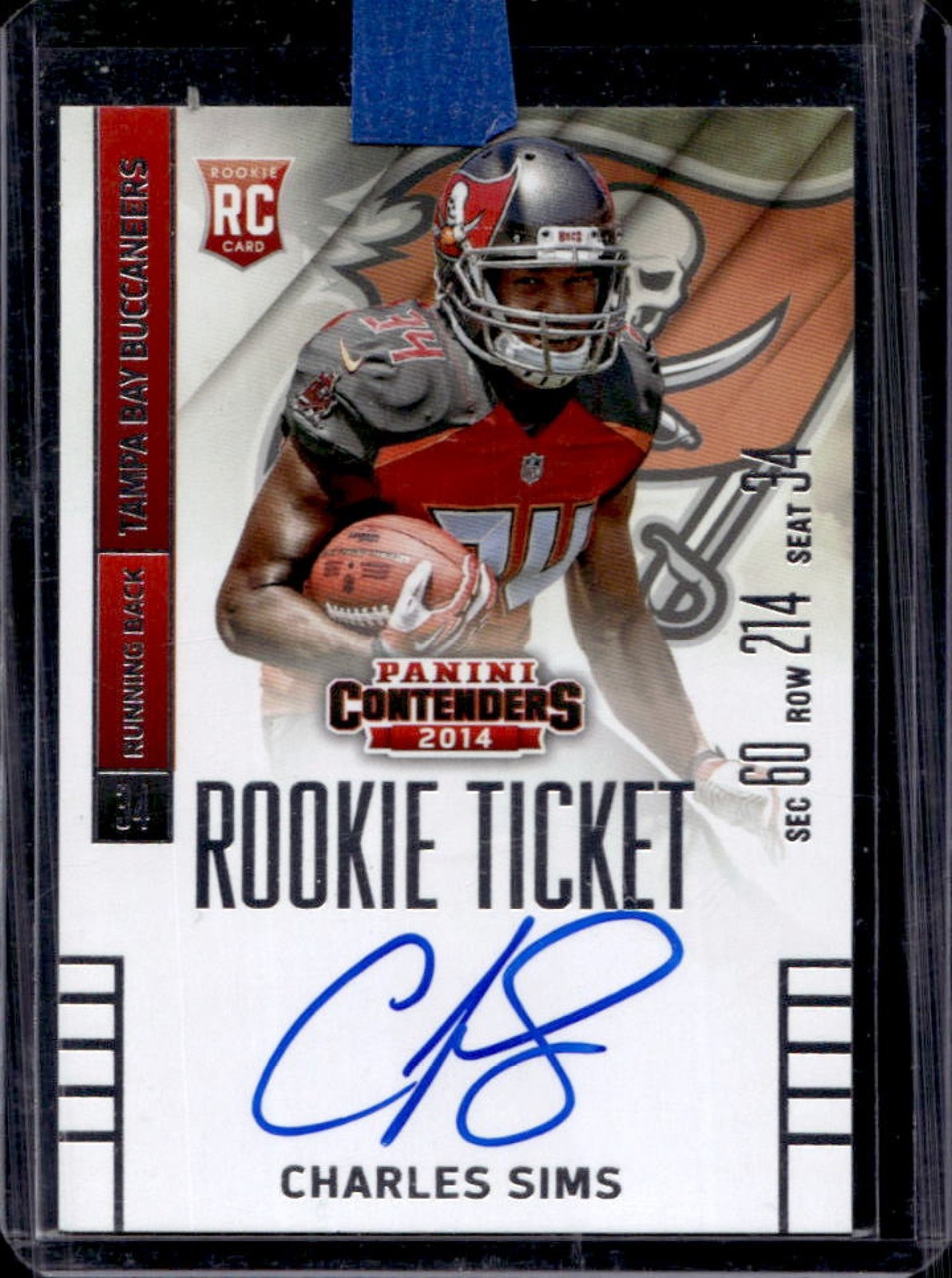 Charles Sims Panini Contenders #209 Autograph