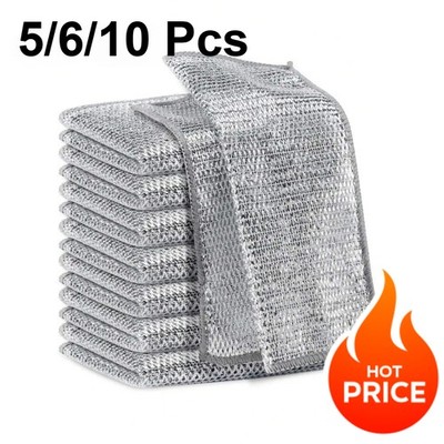 Dishwashing Cloth Multipurpose Premium Metal Wire Dishwashing Cleaning Tools