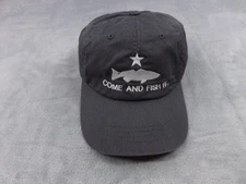 The Classics Yupoong Cap/Hat Men's Gray/White Strapback Embroidered Fishing