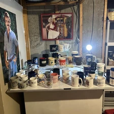 Huge Lot Of  45 Very Rare/unique Wichita And Kansas Related Coffee Mugs. 150 obo