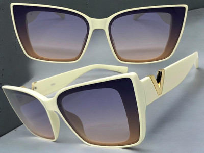 Elegant Cream Sunglasses Check the new trend: Do you like sunglasses in cream color  main image 3