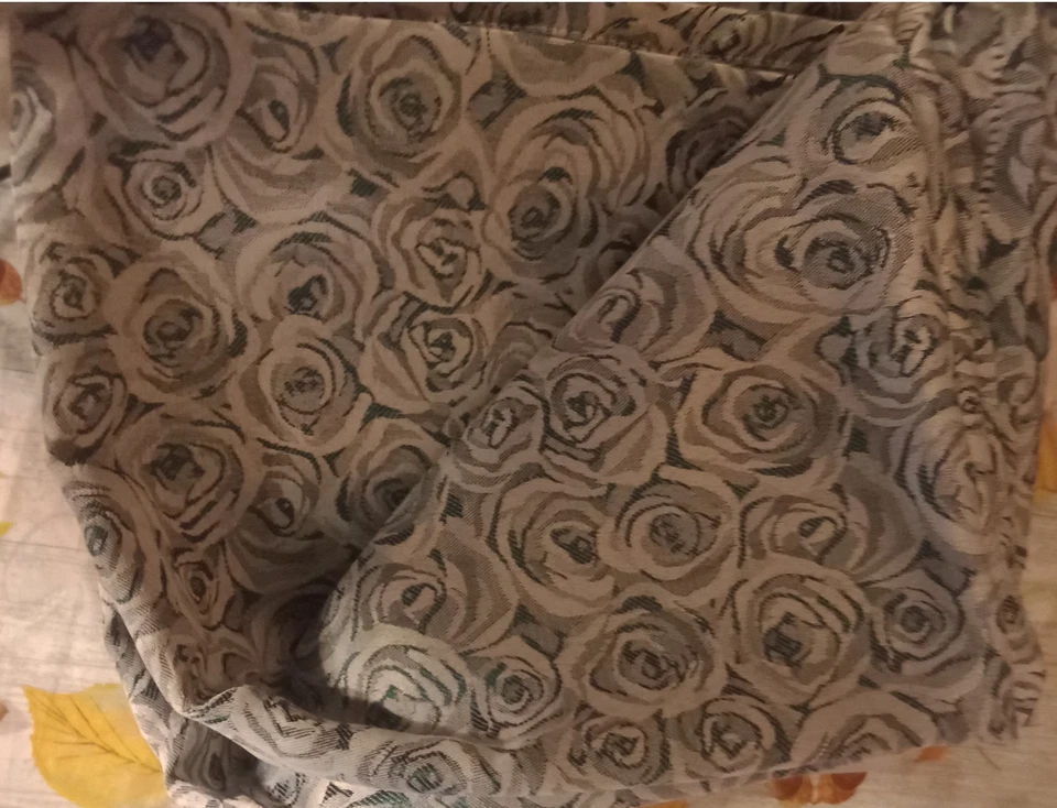 2 Cortinas de Ducha: Polo Roses y Hojas Azul Marino | 72 x 72 in/ 183 x 183 cm cada una Foto 4 de 4