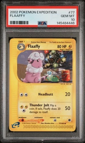 2002 POKEMON EXPEDITION #77 FLAAFFY PSA 10