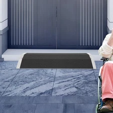 Wheelchair Ramp, Threshold Ramp with Non-Slip Surface, Door Threshold Ramp