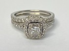NEIL LANE 14K Gold Natural Diamond 1 CT TW Halo 2pc Wedding Set 5.6g Size 6.5 — photo 6