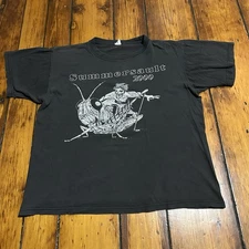 Vintage 2000 Summersault Concert Tour T Shirt Faded Band Punk Smashing Pumpkins