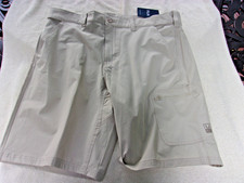 NWT Huk Next Level shorts, khaki, men's S - XXL, 10.5 in. ins., cargo pocket