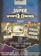 2026 Leaf Metal Super Sports Heroes Factory Sealed Hobby Box