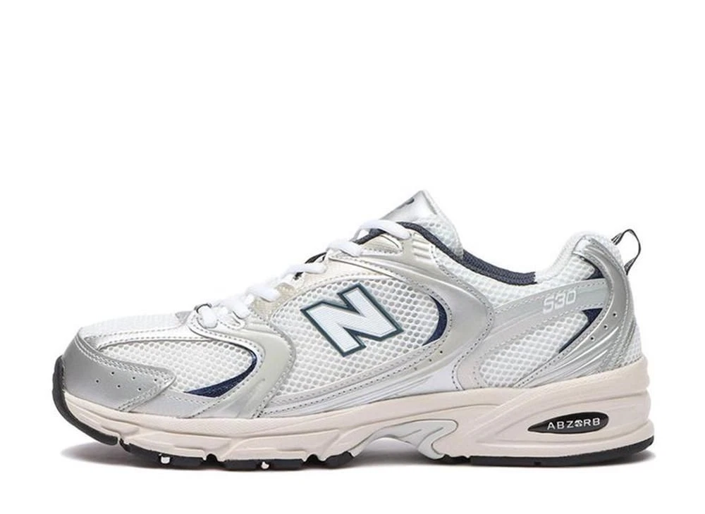 NEW BALANCE Blance 530 argento metallizzato nuovo mai