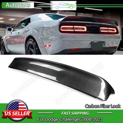 Rear Spoiler w/Camera Hole Hellcat Redeye Style For Dodge Challenger 2008-2023