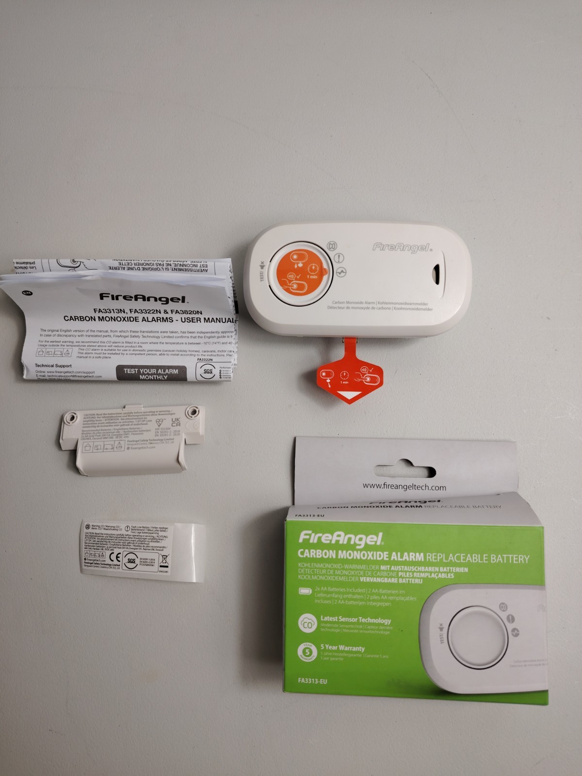 FireAngel FA3313-EUX10 Carbon Monoxide Alarm