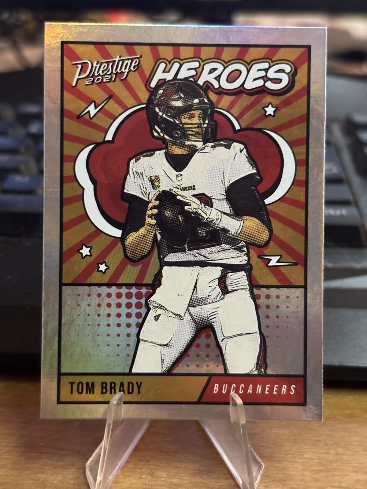 Tom Brady 2021 Prestige #HE-5 Heroes Silver Foil SP NMMT 💎