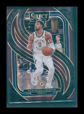 Tyrese Haliburton 2024-25 Panini Select Maroon Prizms #165 Pacersl  049/175