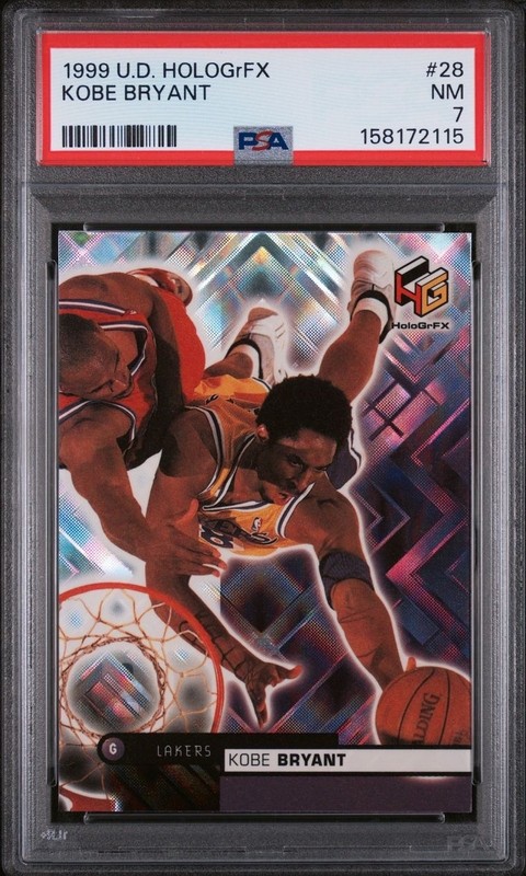Kobe Bryant PSA 7 1999-2000 Upper Deck HoloGrFX #28 Graded Card NBA 99-20