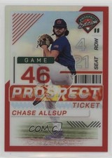 2024 Panini Prospect Edition Red Prizm 163/199 Chase Allsup #75 1co7