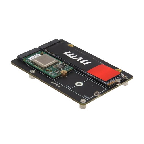 X1005 Dual NVME SSD Shield mit Kühler+Gehäuse PCle zu M.2 Dual SSD für 5 U2323 - Bild 2 von 8
