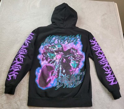 999 Juice Wrld Already Dead Hoodie Mens Medium Black Motorcycle