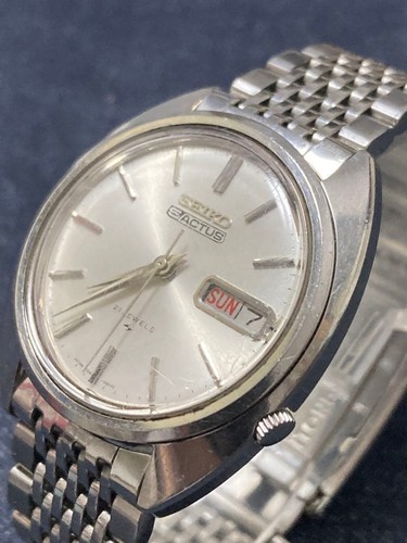 Seiko 5 Actus 7019-7080 Jour Date Automatique Acier Inoxydable Montre Hommes - Photo 2 sur 10