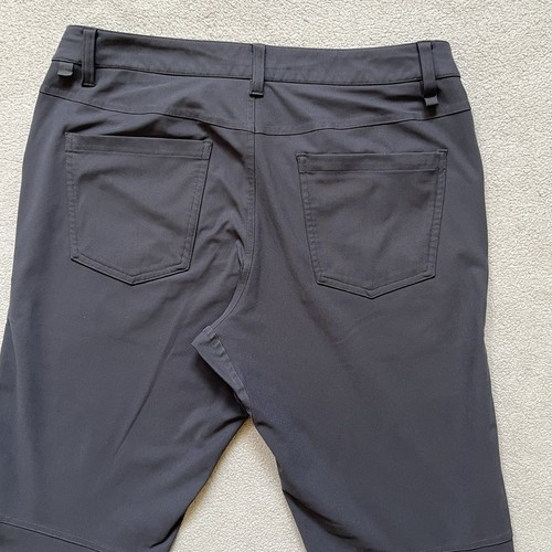 Pantalones Lululemon Para Hombre 32x32 Atléticos Elastizados Rendimiento Warpstreme Delgados ABC - Imagen 4 de 12