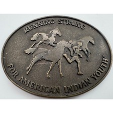 Running Strong For American Indian Youth Belt Buckle