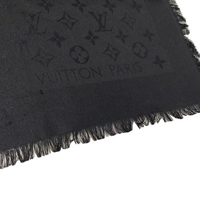 Auth LOUIS VUITTON Shawl Monogram M71329 Noir - MR2282 Scarf