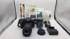 Canon EOS Kiss X5 W DSLR Camera Kit with Zoom Lens Used