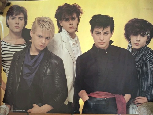 DURAN DURAN Vintage Poster Large Original Early 1980's Printed in ENGLAND - Picture 1 of 7