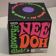 NeeDoh The Groovy Glob Purple Stress Ball Fidget Toy Age 3 2.5" Schylling