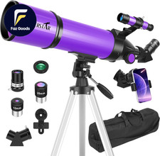 Telescope Telescope for Adults  Kids  Astronomy Beginners 80mm Aperture 600m