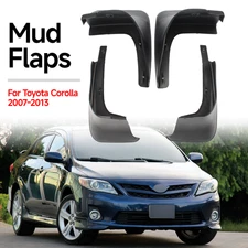 4Pcs Set Front And Rear Mud Flaps Splash Guards For Toyota Corolla 2007-2013