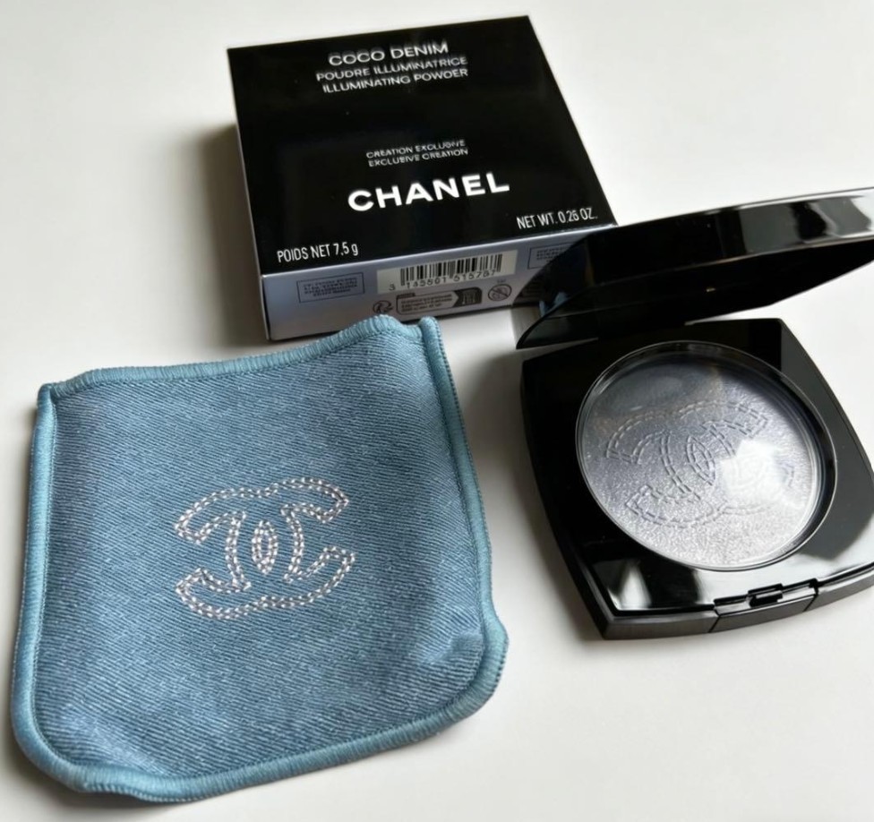 CHANEL COCO DENIM Illuminating Powder Highlighter Denim Collection
