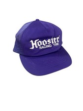 Rare Vintage Hoosier Racing Tire Snapback Hat Cap Purple