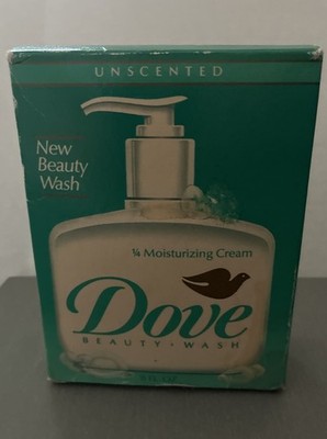 Vintage DOVE 1/4 Moisturizing Cream Beauty Soap 8oz Bottle