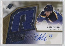 2015-16 SPx 2005-06 Retro Rookie Fabrics Jersey 230/299 Robby Fabbri Auto 12qi