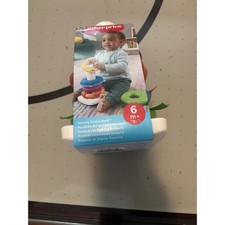 Fisher-Price Sensory Rock-a-Stack Baby Stacking Toy Multi-Textured 5 Rings 6M 