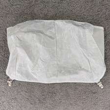 VTG Wynette by Valmont White Floral Waist Cincher Girdle Garter Belt 4XL-38