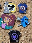 Disney Assorted Pins 10 Diamond Back Authentic Dory Tramp, Marvel, Star Wars etc — photo 4