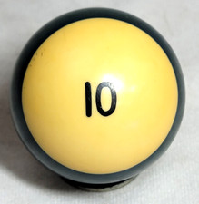 Vintage Striped Grn 10 Billiard Ball-Set Break of Billiard Balls 1960s Belgium