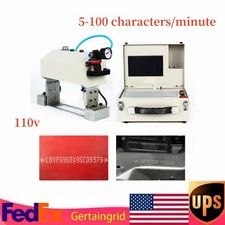 Pneumatic Label Marking Engraving Electric Dot Peen Metal Engraving Machine new